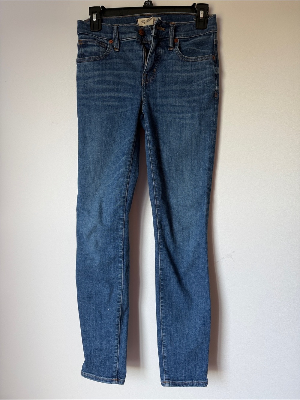 Madewell Women's Skinny Jeans in Medium Blue Wash 8” skinny